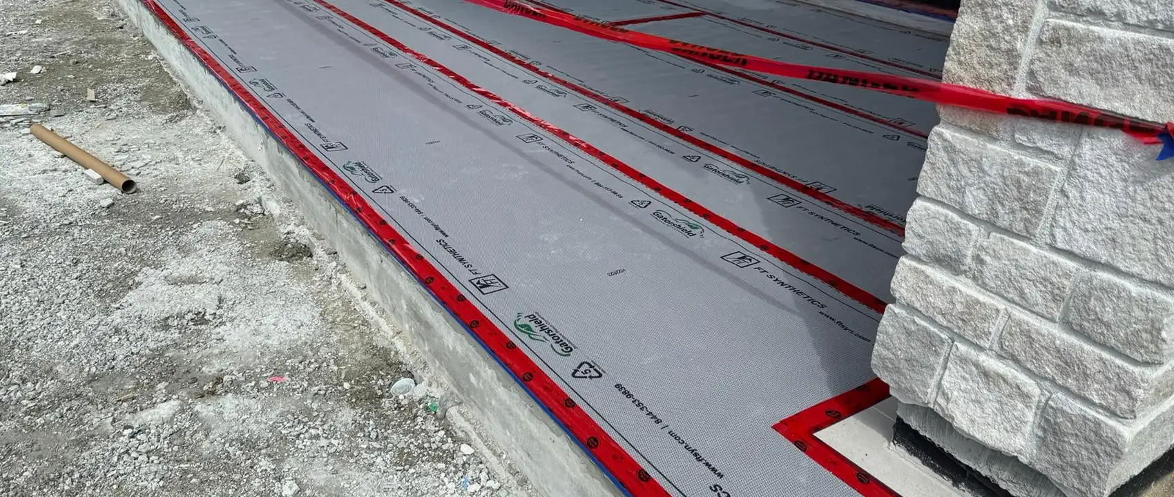 Site protection on a Vancouver construction site